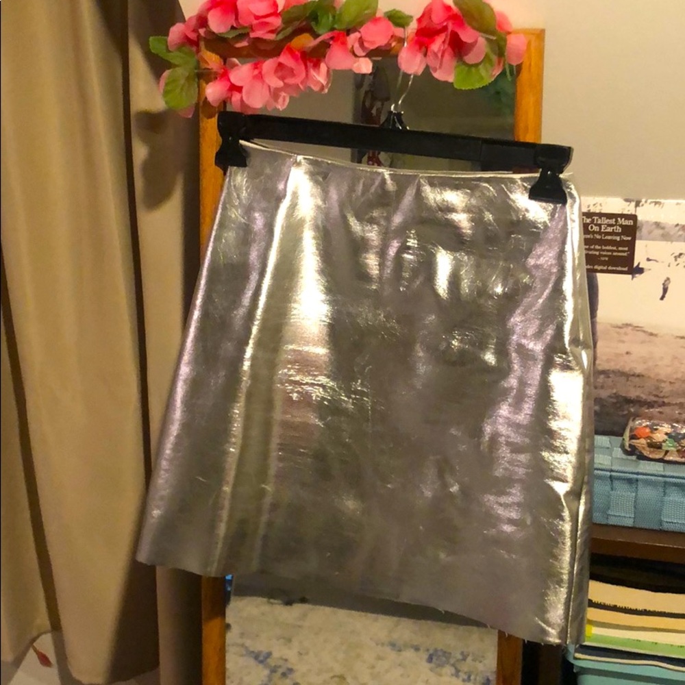 H&M Silver Skirt